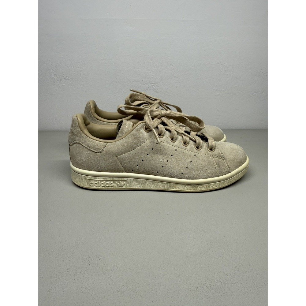 Adidas Stan Smth BB0039 Linen Khaki Tan Suede Mens Sz 4.5